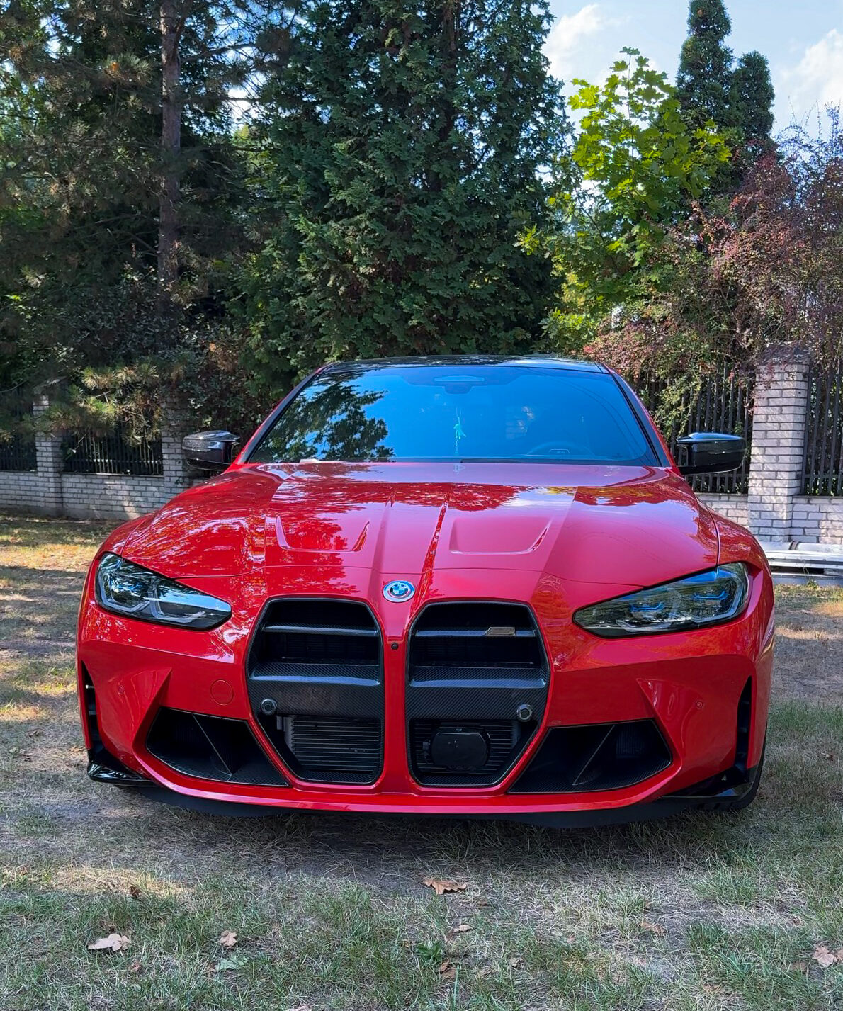 Grill atrapa carbon V Style BMW M3 G80 G81 / M4 G82 G83 - obrazek 4