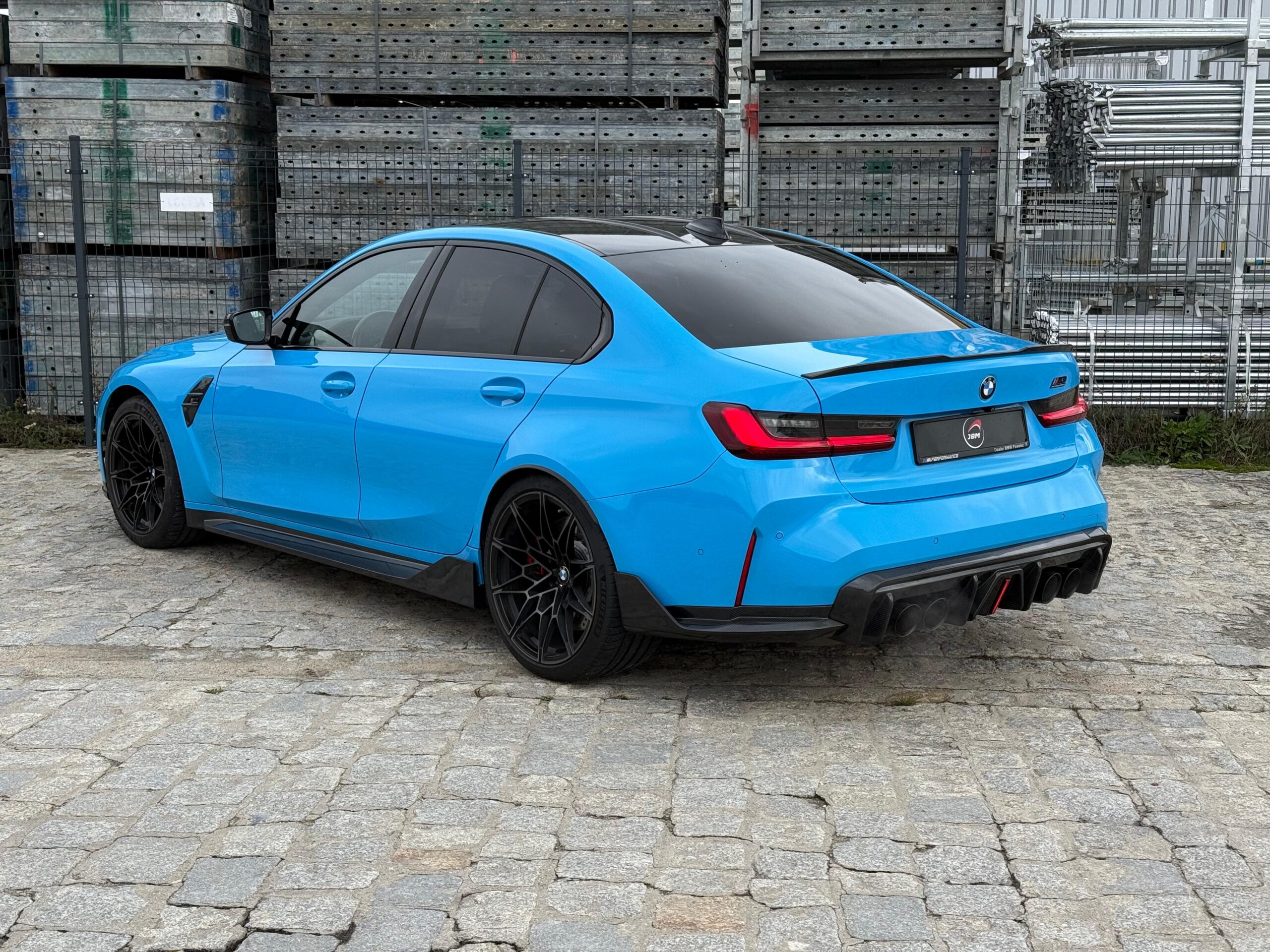 Splitter winglets carbon tylnego zderzaka MP style BMW M3 G80 G81 - obrazek 3