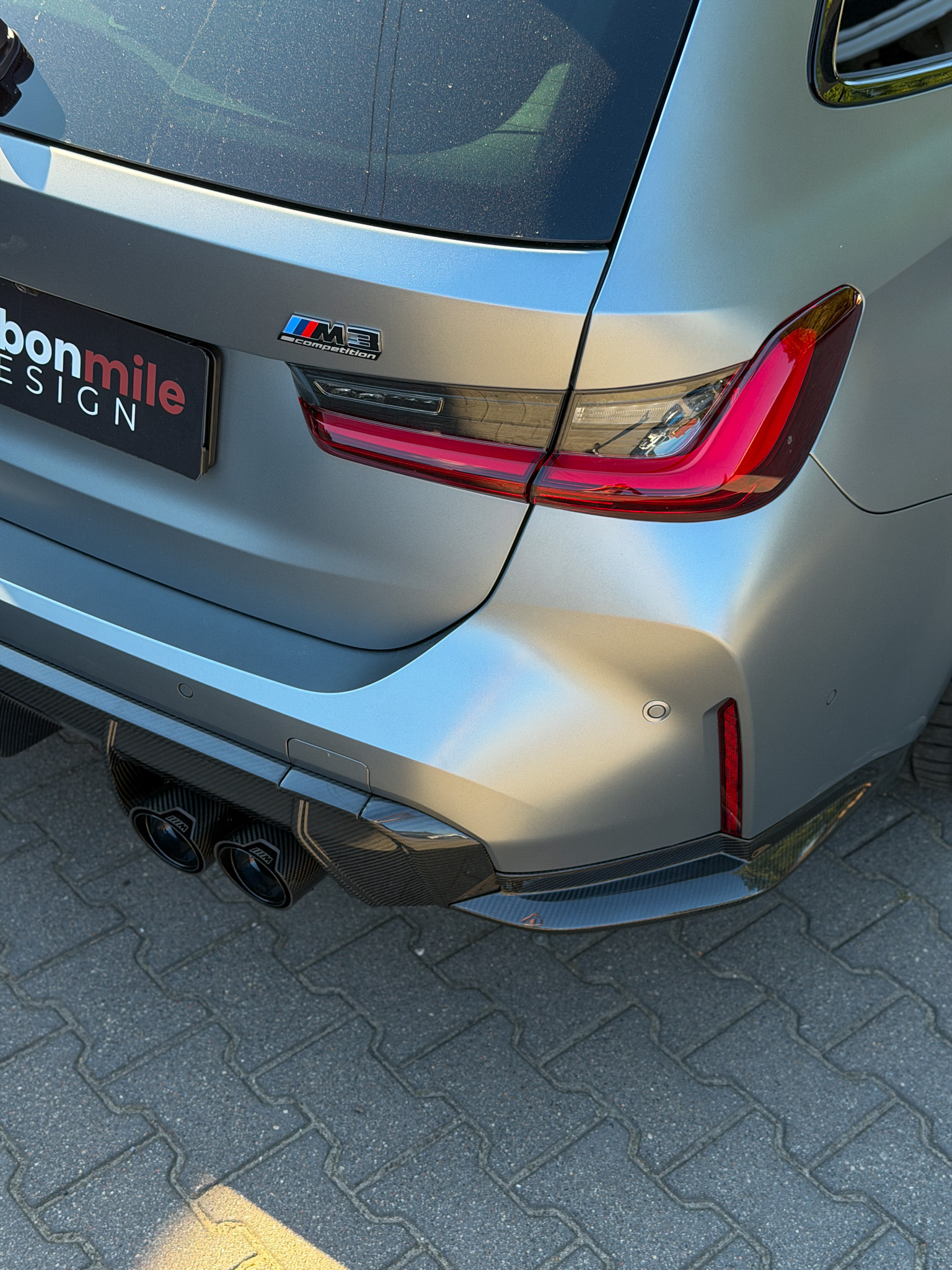 Końcówki wydechu carbon CM BMW M3 G80 G81 M4 G82 G83 M2 G87 - obrazek 4