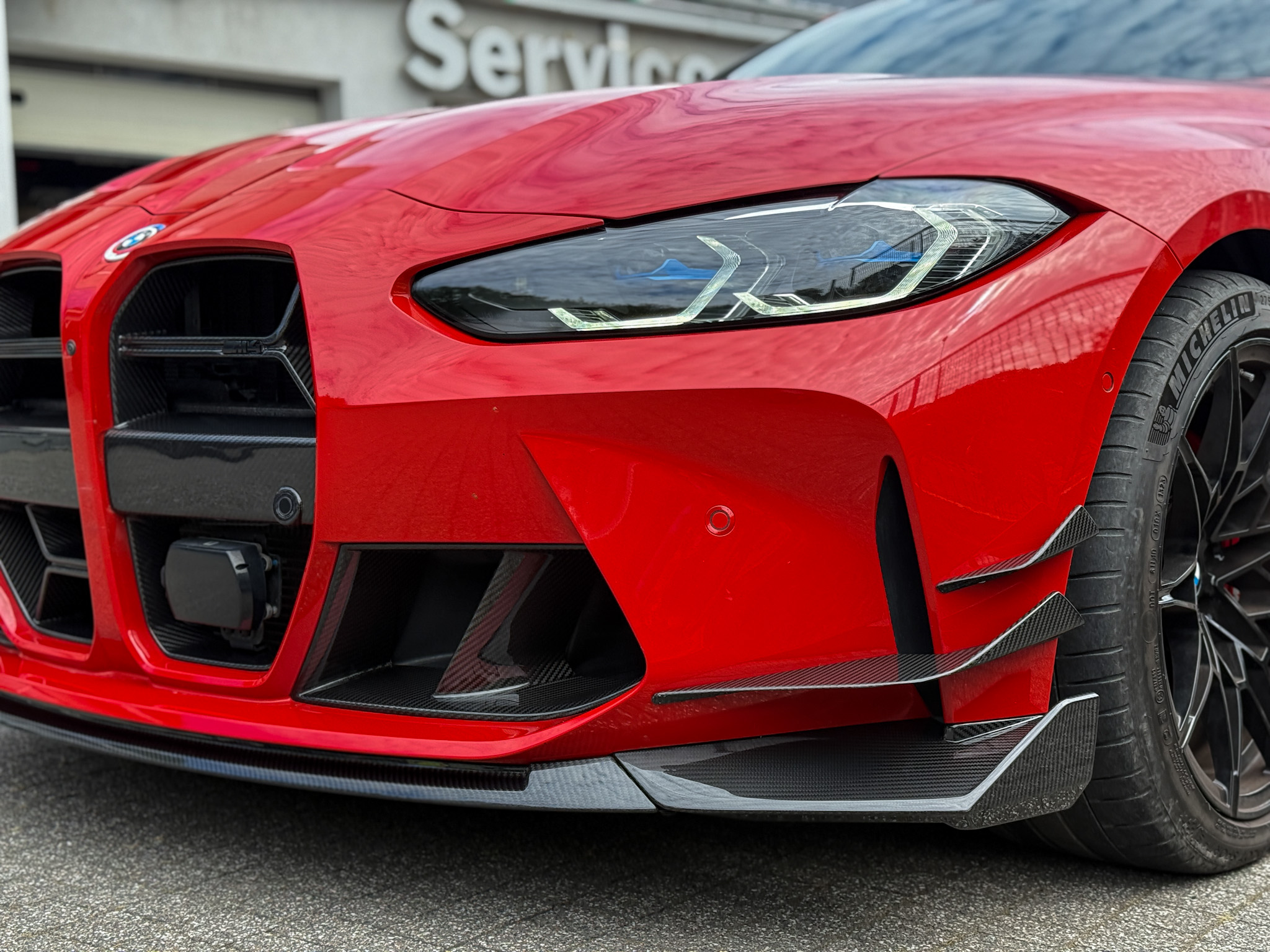 Wloty carbon BMW G8X MP Style